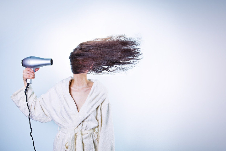 blow-dry your hair